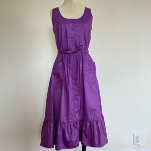 1970s Sasson Purple dress